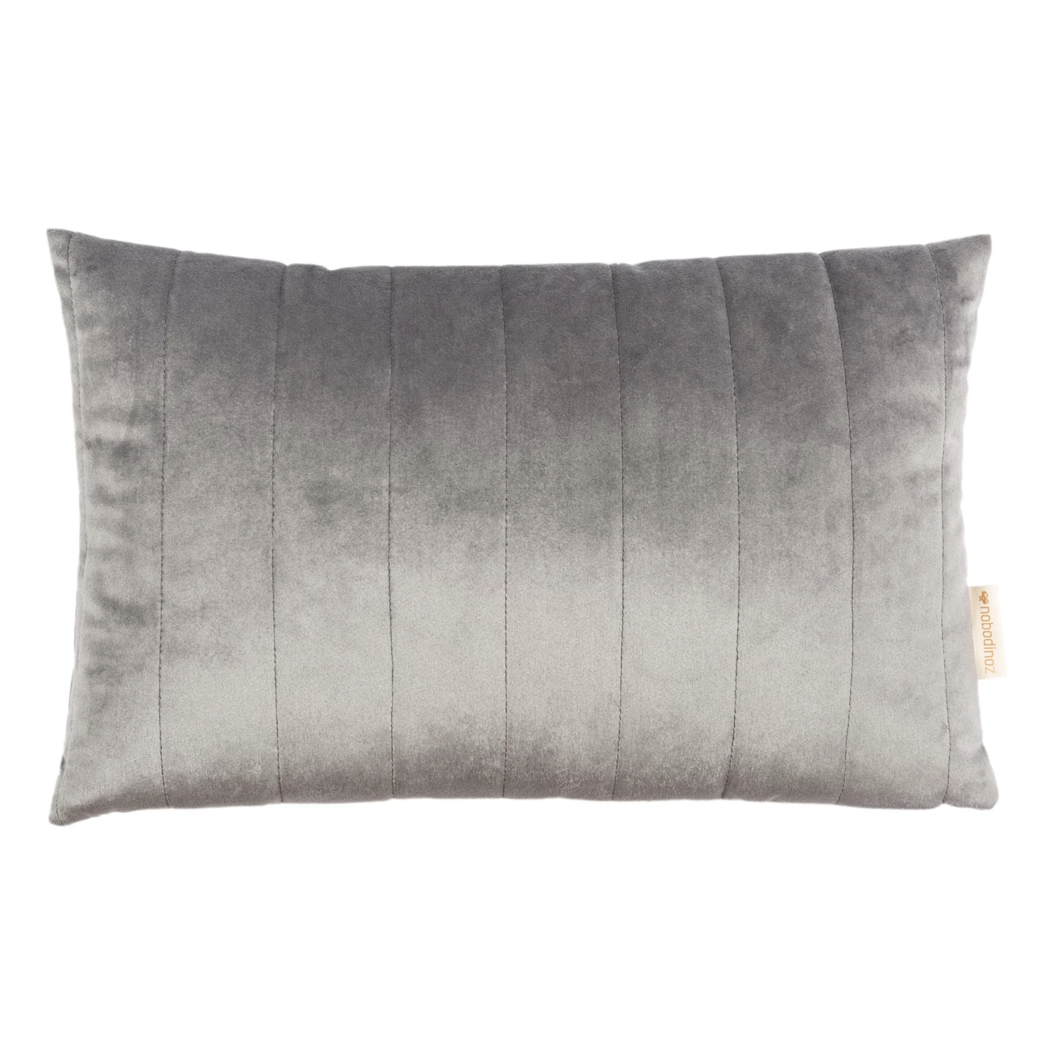 Budget β€οΈ Deals 𧨠Akamba Large Velvet Cushion Slate grey Nobodinoz Design Children π― π§¨