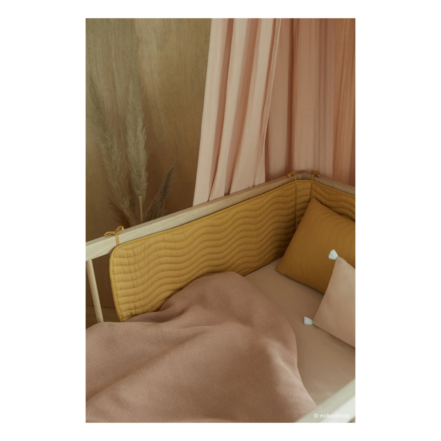 Flash Sale π― Buy π Alexandria Bed Bumper Yellow Nobodinoz Design Baby π€© π - Image 2