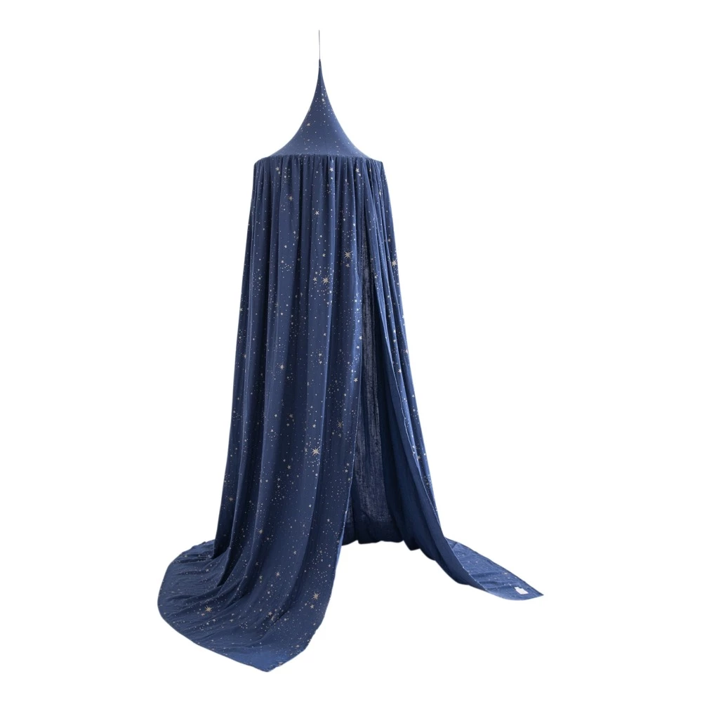 Outlet β Coupon βοΈ Amour Stella Organic Cotton Canopy Midnight blue Nobodinoz Design Baby π π
