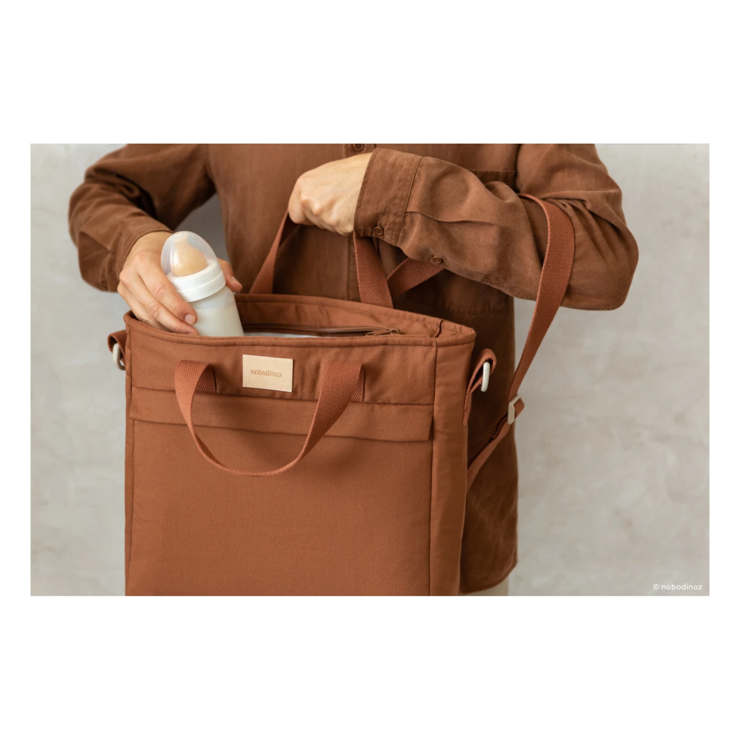 Best Sale βοΈ Coupon π Baby On The Go Changing π π Backpack Clay Nobodinoz Design Baby π π - Image 6