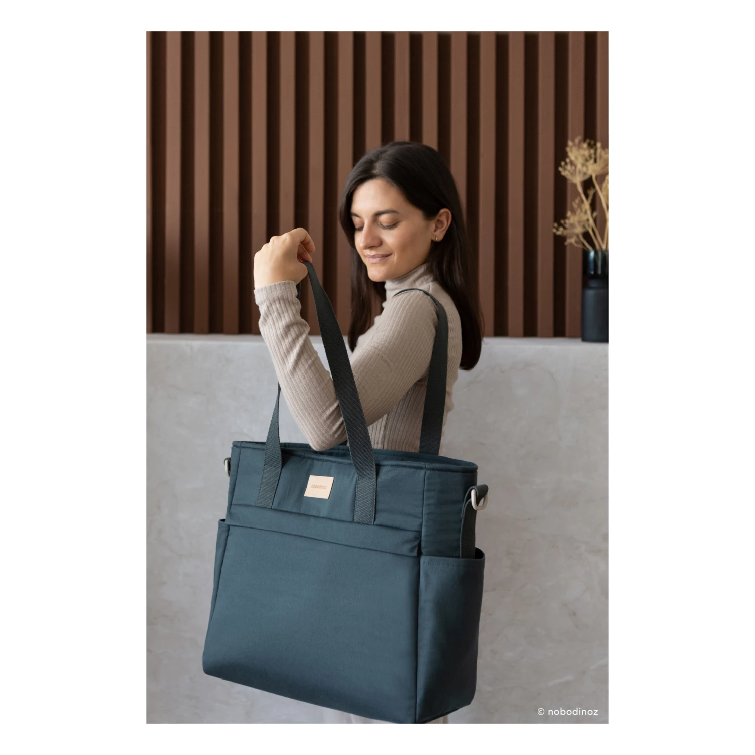 Cheapest π Cheap π₯ Baby On The Go Changing Bag Navy blue Nobodinoz Design Baby π π - Image 2