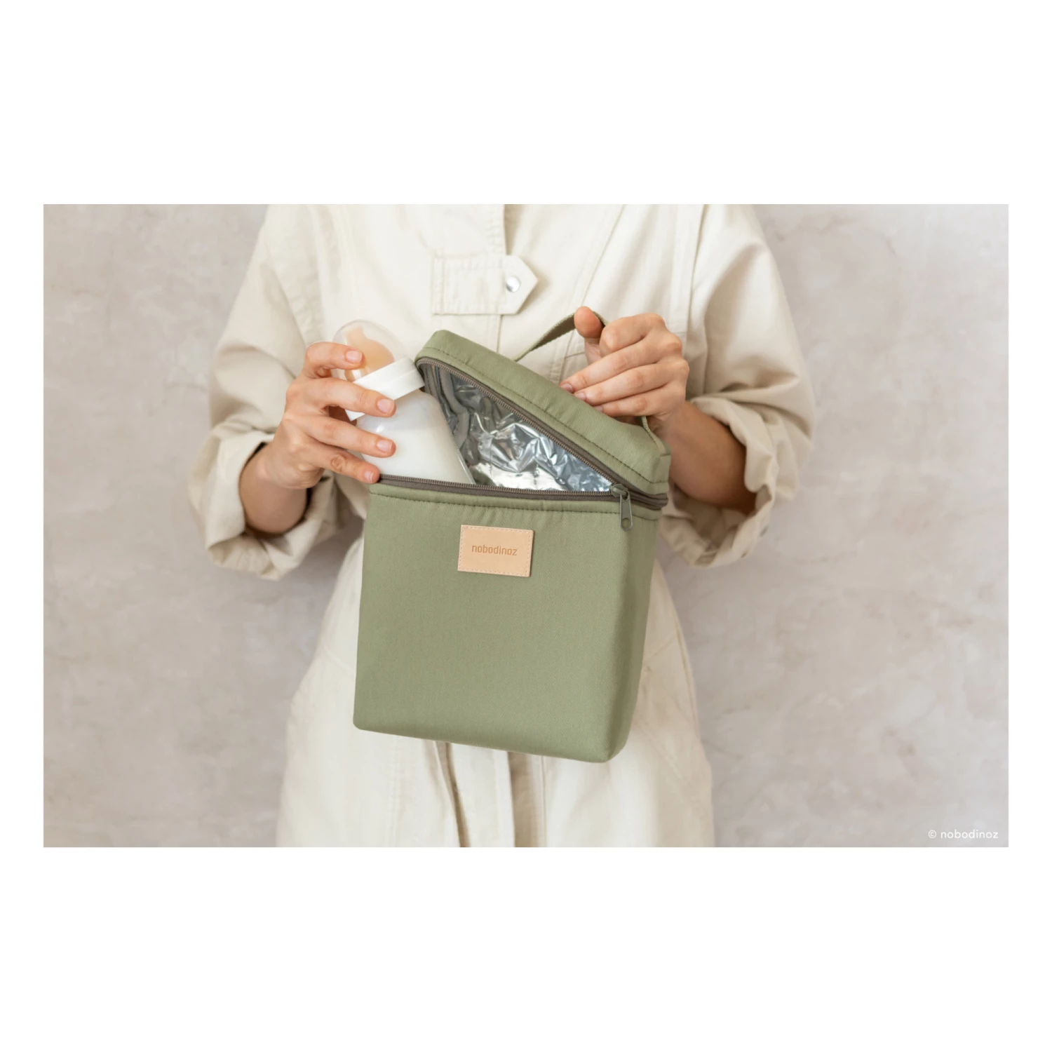 Best reviews of π Promo π Baby On The Go Cooler Bag Olive green Nobodinoz Design Baby βοΈ π― - Image 2