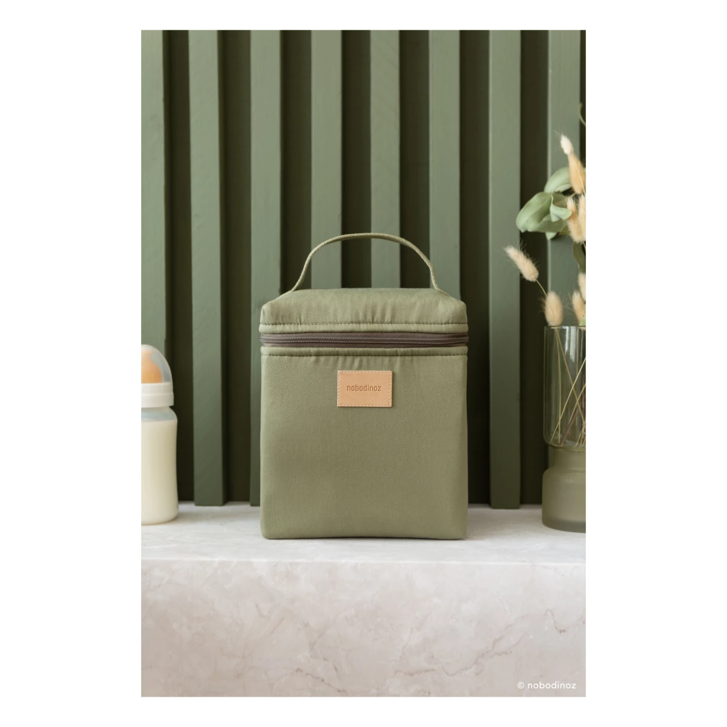Best reviews of π Promo π Baby On The Go Cooler Bag Olive green Nobodinoz Design Baby βοΈ π― - Image 4