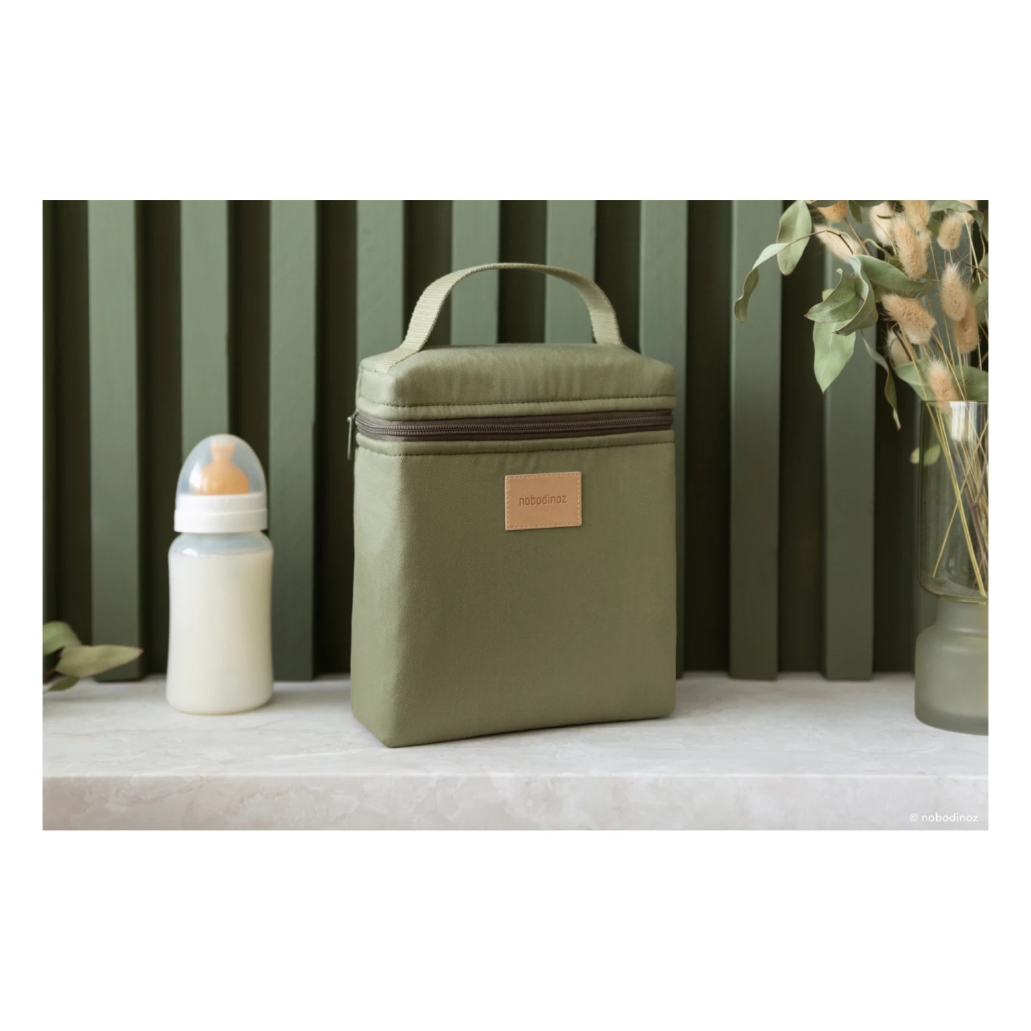 Best reviews of π Promo π Baby On The Go Cooler Bag Olive green Nobodinoz Design Baby βοΈ π― - Image 7