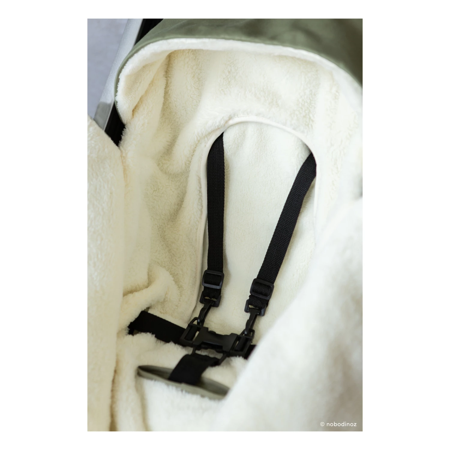 Top 10 β Flash Sale π Baby On The Go Universal Waterproof Footmuff Olive green Nobodinoz Design Baby π π - Image 6