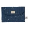 Brand new 🥰 Budget 🧨 Bagatelle Secrets Organic Cotton Pouch Midnight blue Nobodinoz Design Baby 🌟 👏