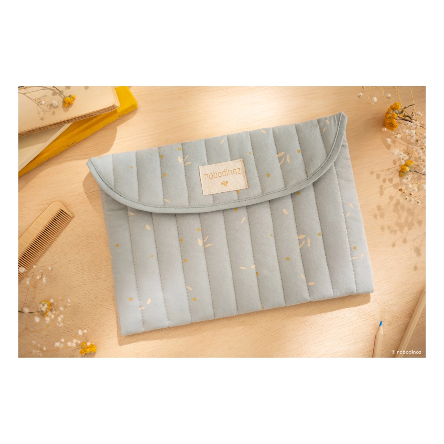 Wholesale π― Buy π― Bagatelle Willow Organic Cotton Pouch Pale blue Nobodinoz Design Baby π π - Image 2