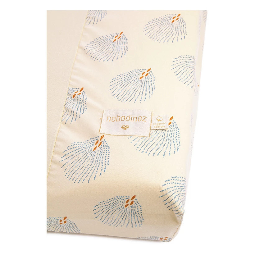 Coupon 𧨠Best Pirce β€οΈ Calma Gatsby changing mat cover in organic cotton Cream Nobodinoz Design Baby π π - Image 4