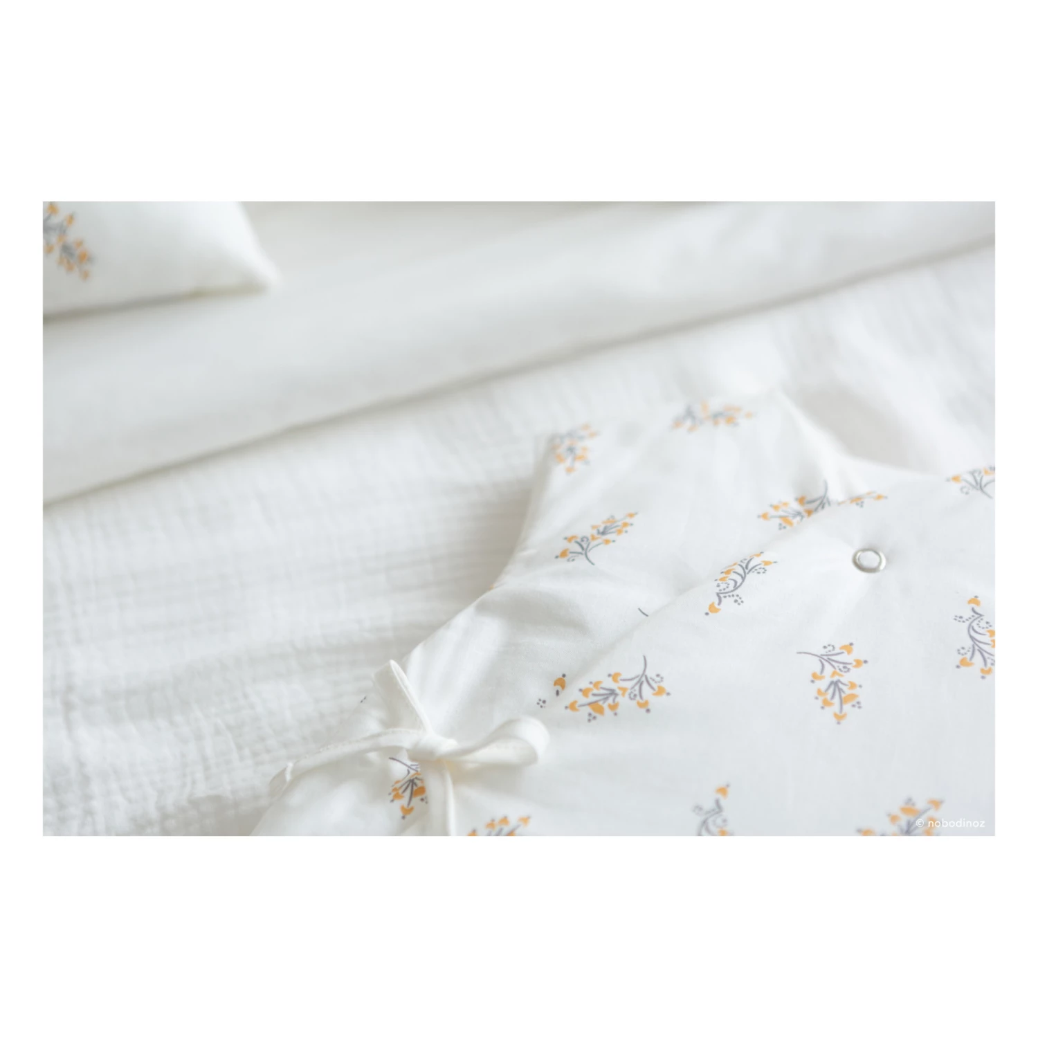 Outlet π Best Sale βοΈ Cloud Flore Organic Cotton Baby Sleeping Bag Cream Nobodinoz Design Baby π π - Image 6