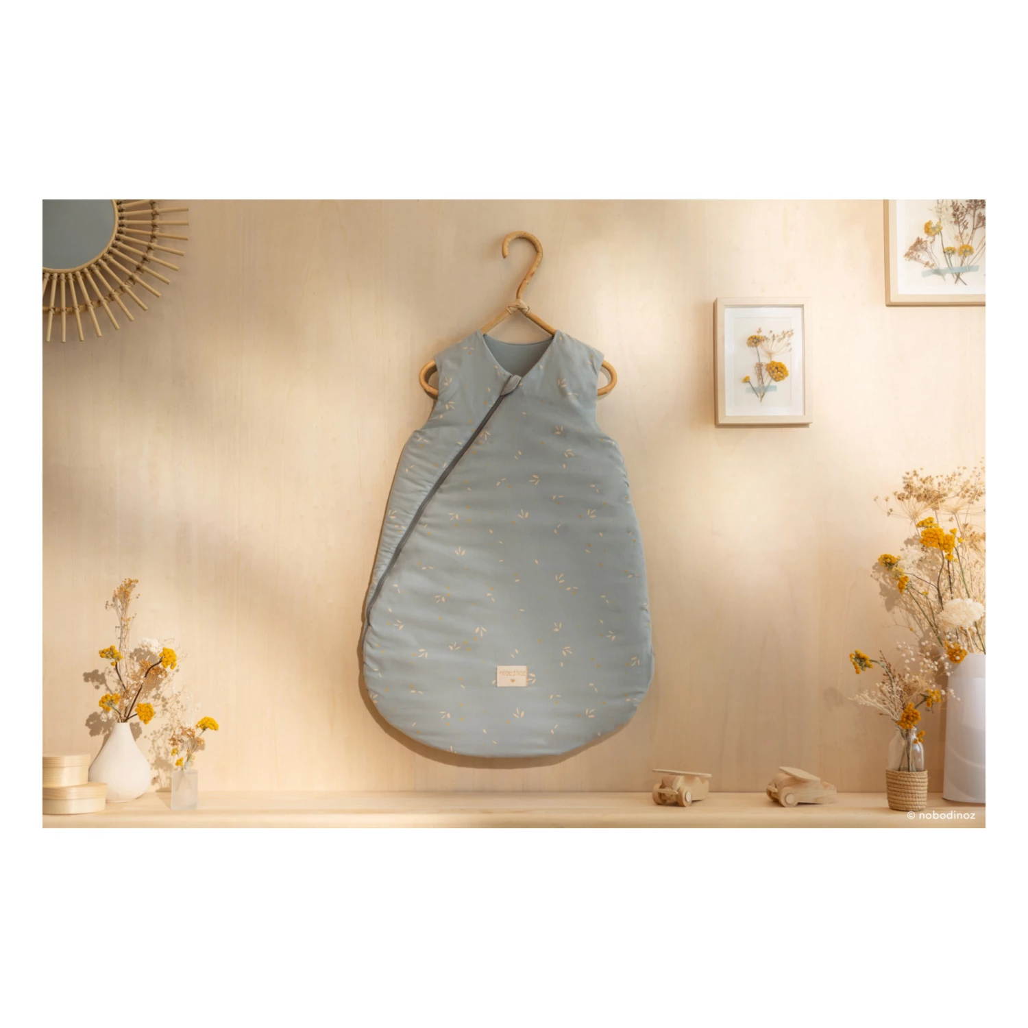 Budget β Coupon π Cocoon Willow Organic Cotton Baby Sleeping Bag Pale blue Nobodinoz Design Baby β€οΈ β - Image 2