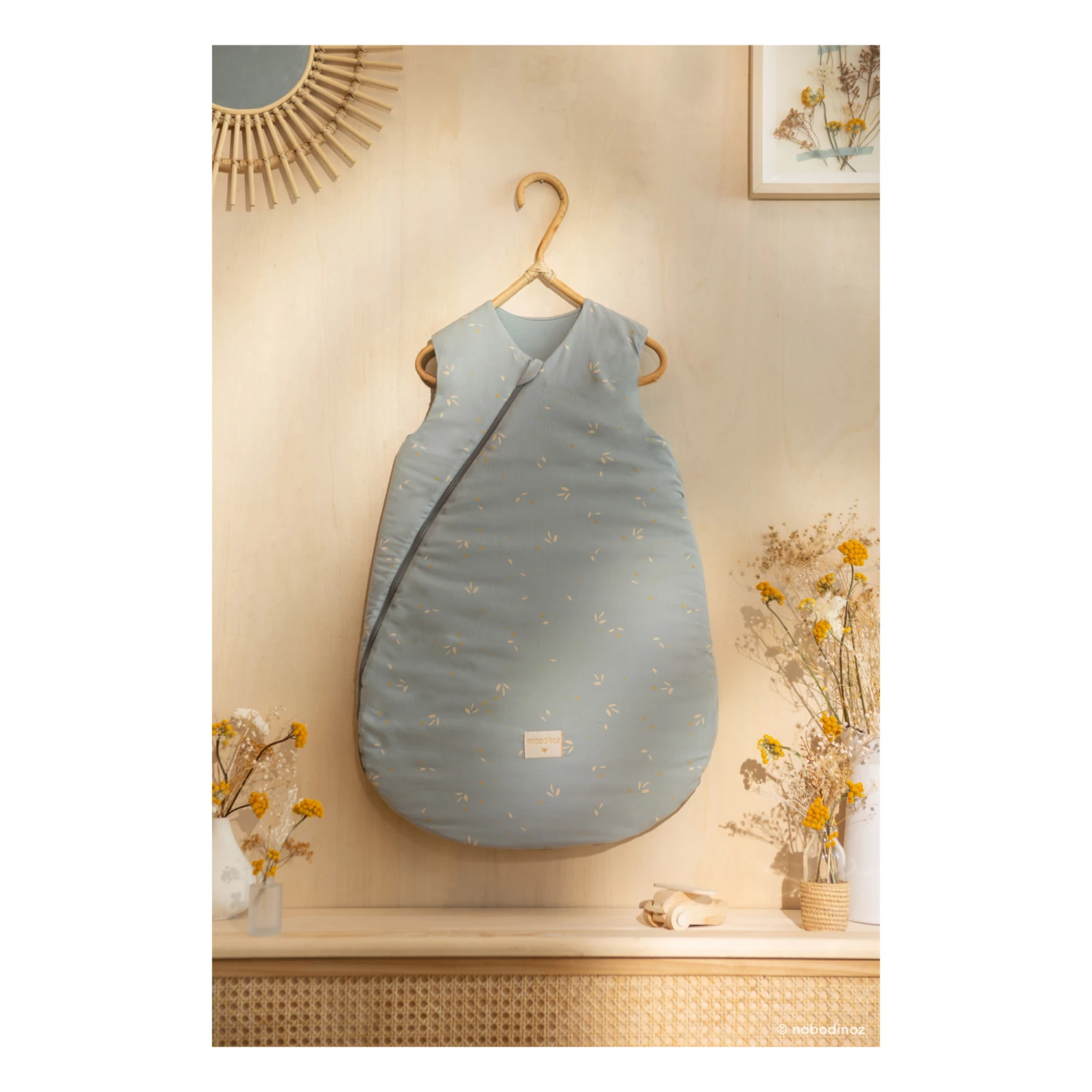 Budget β Coupon π Cocoon Willow Organic Cotton Baby Sleeping Bag Pale blue Nobodinoz Design Baby β€οΈ β - Image 3