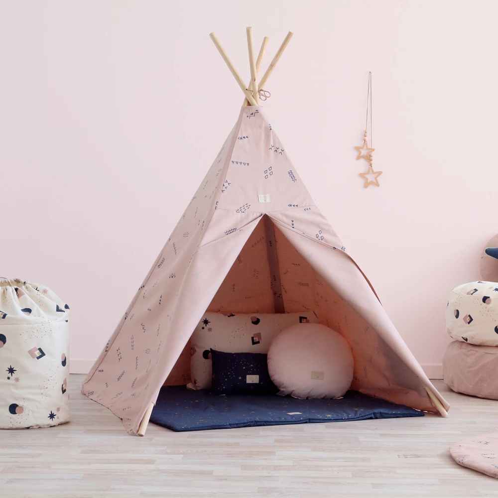 Best reviews of π Wholesale π Colorado Stella Organic Cotton Playmat Midnight blue Nobodinoz Design Baby 𧨠π₯ - Image 4