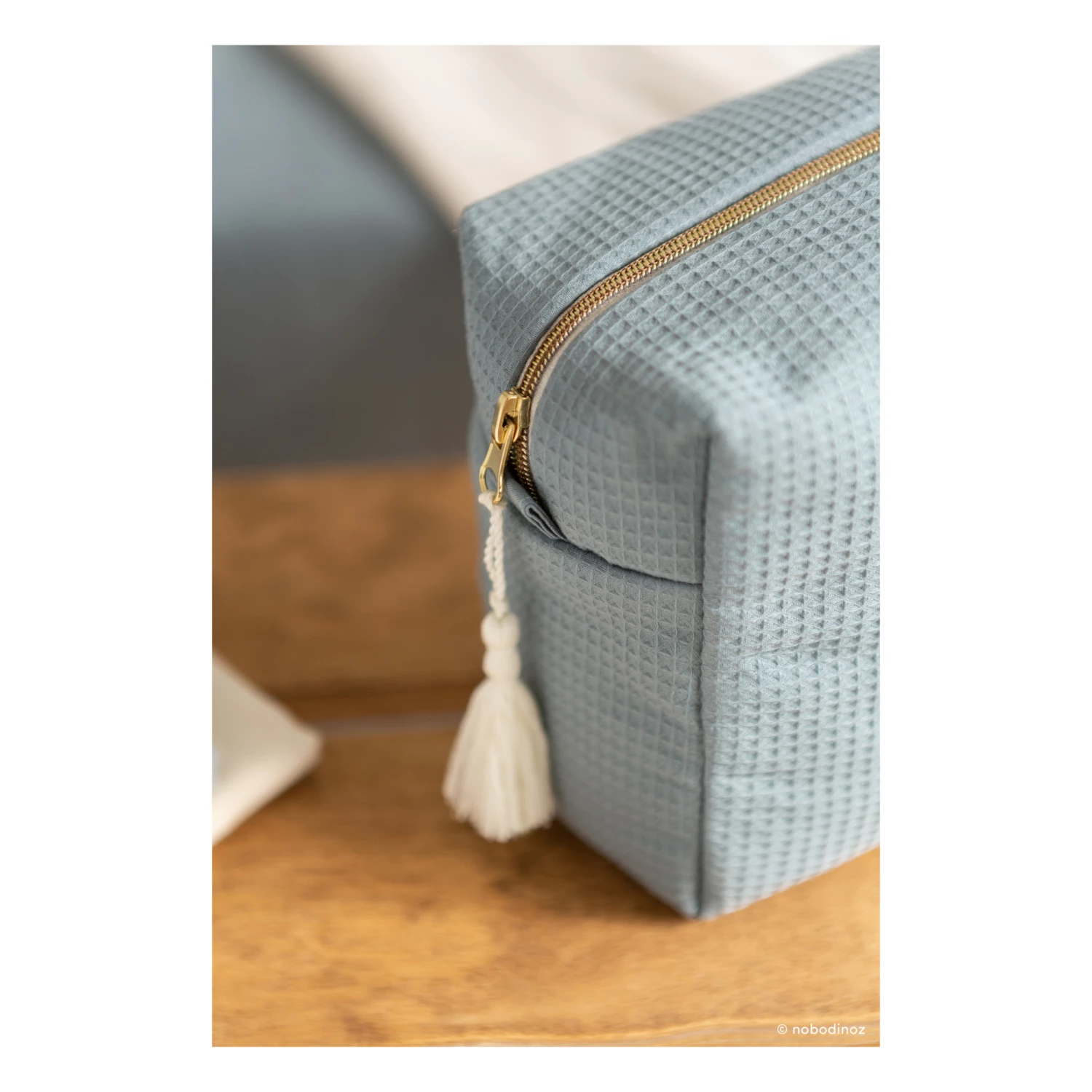 Coupon π Best Pirce π Diva Organic Cotton Toilet Bag Blue Nobodinoz Design Baby π₯ π₯° - Image 4