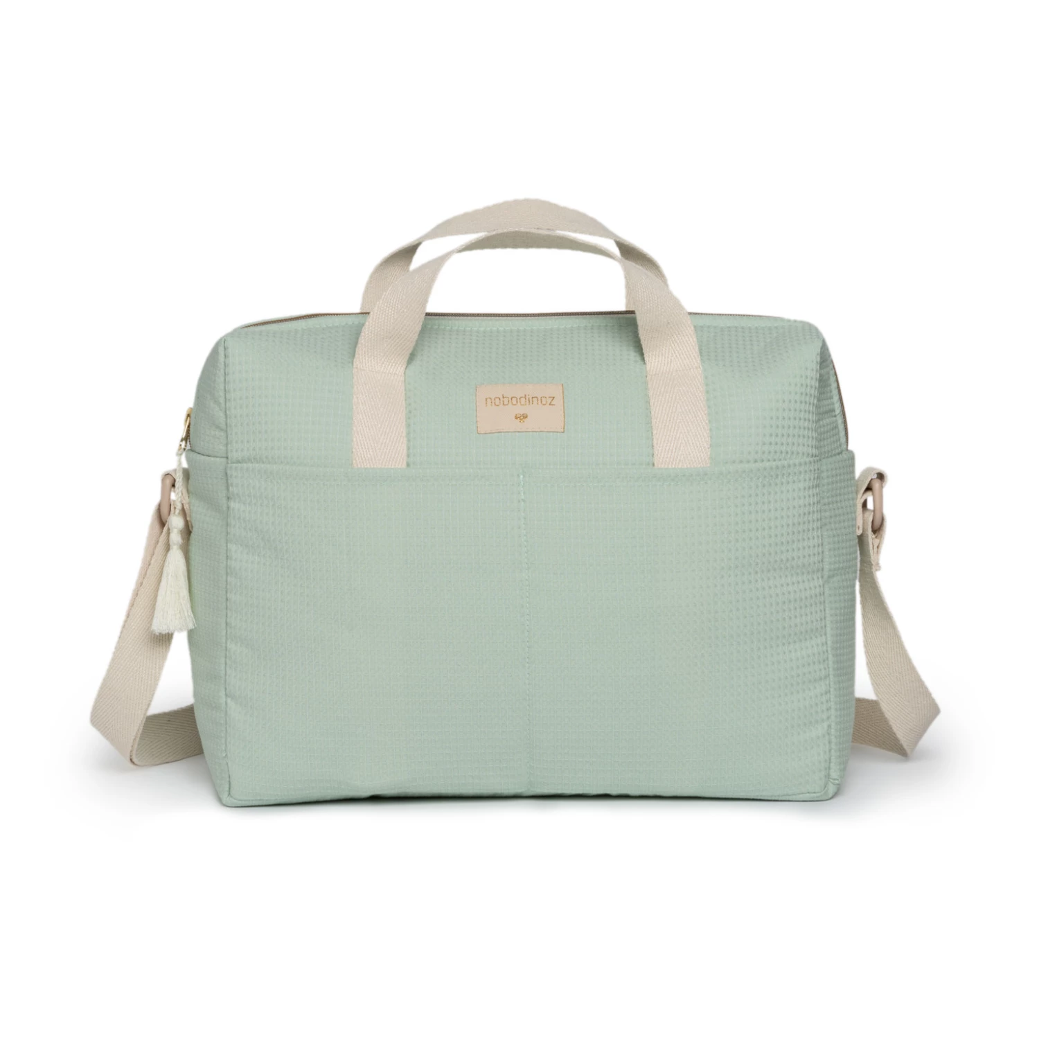 Cheapest π Best reviews of π€© Gala Organic Cotton Changing Bag Almond green Nobodinoz Design Baby π₯° π€© - Image 6