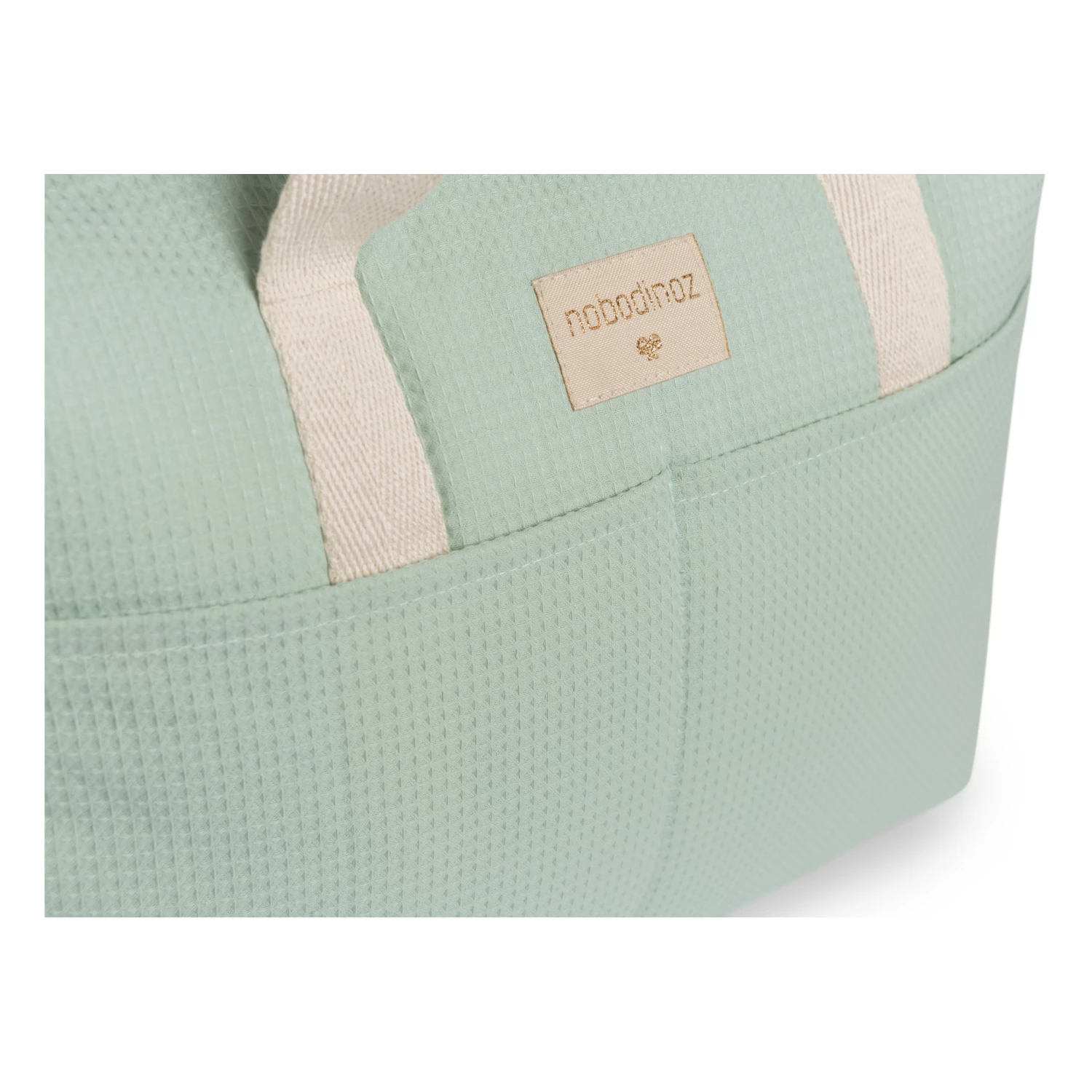 Cheapest π Best reviews of π€© Gala Organic Cotton Changing Bag Almond green Nobodinoz Design Baby π₯° π€© - Image 7