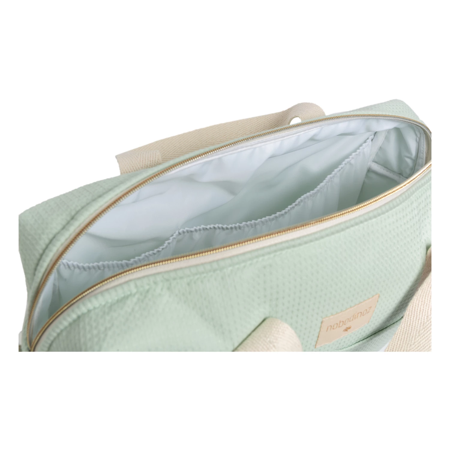 Cheapest π Best reviews of π€© Gala Organic Cotton Changing Bag Almond green Nobodinoz Design Baby π₯° π€© - Image 8