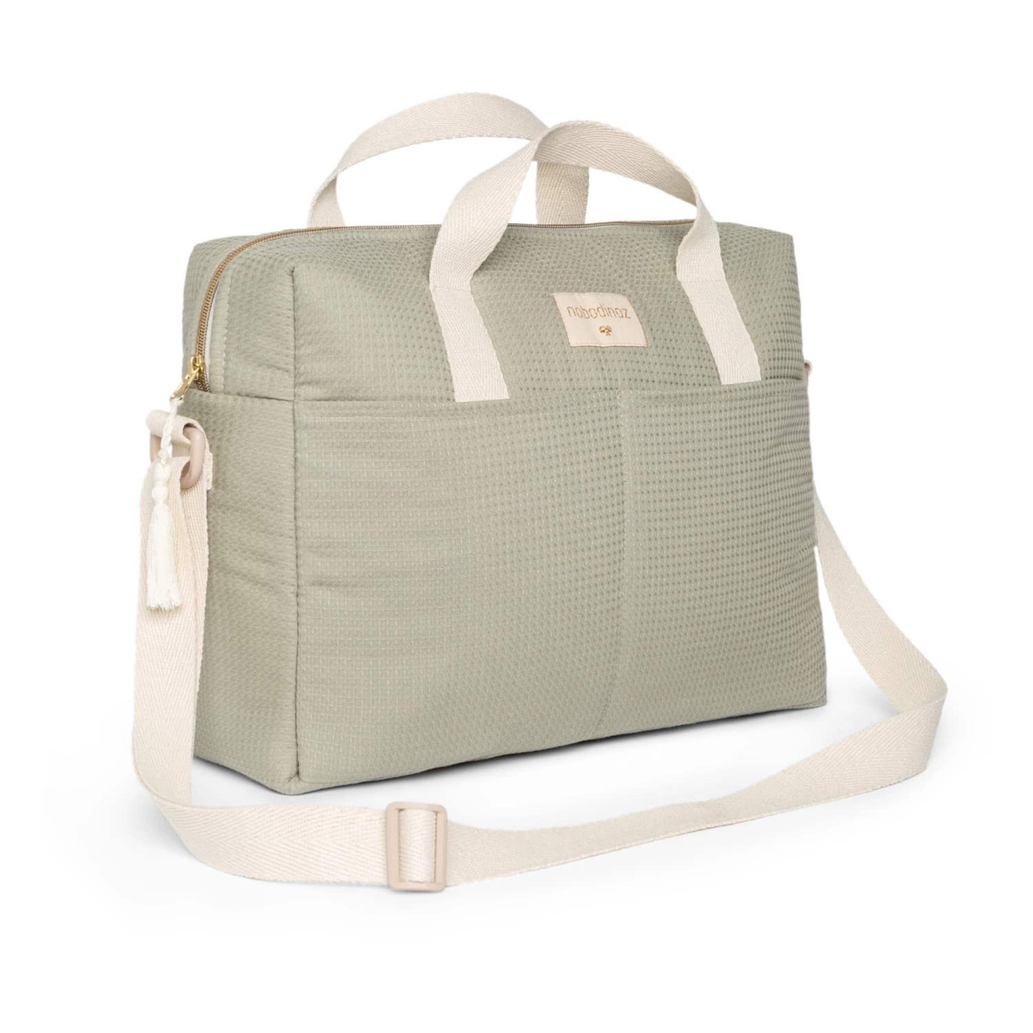 Cheap π Outlet π₯° Gala Organic Cotton Changing Bag Sage Nobodinoz Design Baby βοΈ π