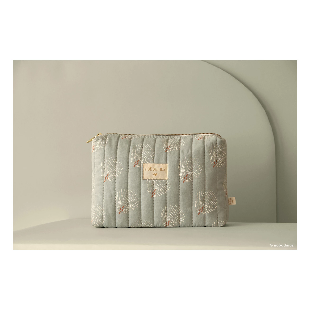 Deals π€© Buy π Gatsby organic cotton toiletry bag Green water Nobodinoz Design Baby, Children π€© π - Image 2