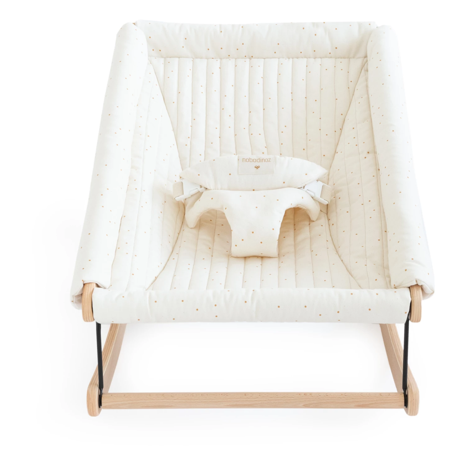 New β¨ Outlet π€© Growing Green Baby Bouncer Cream Nobodinoz Design Baby π π - Image 3