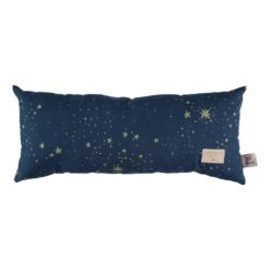 Flash Sale 👏 Deals 👏 Hardy Stella Organic Cotton Cushion 22x52cm Midnight blue Nobodinoz Design Children ✔️ 🎉