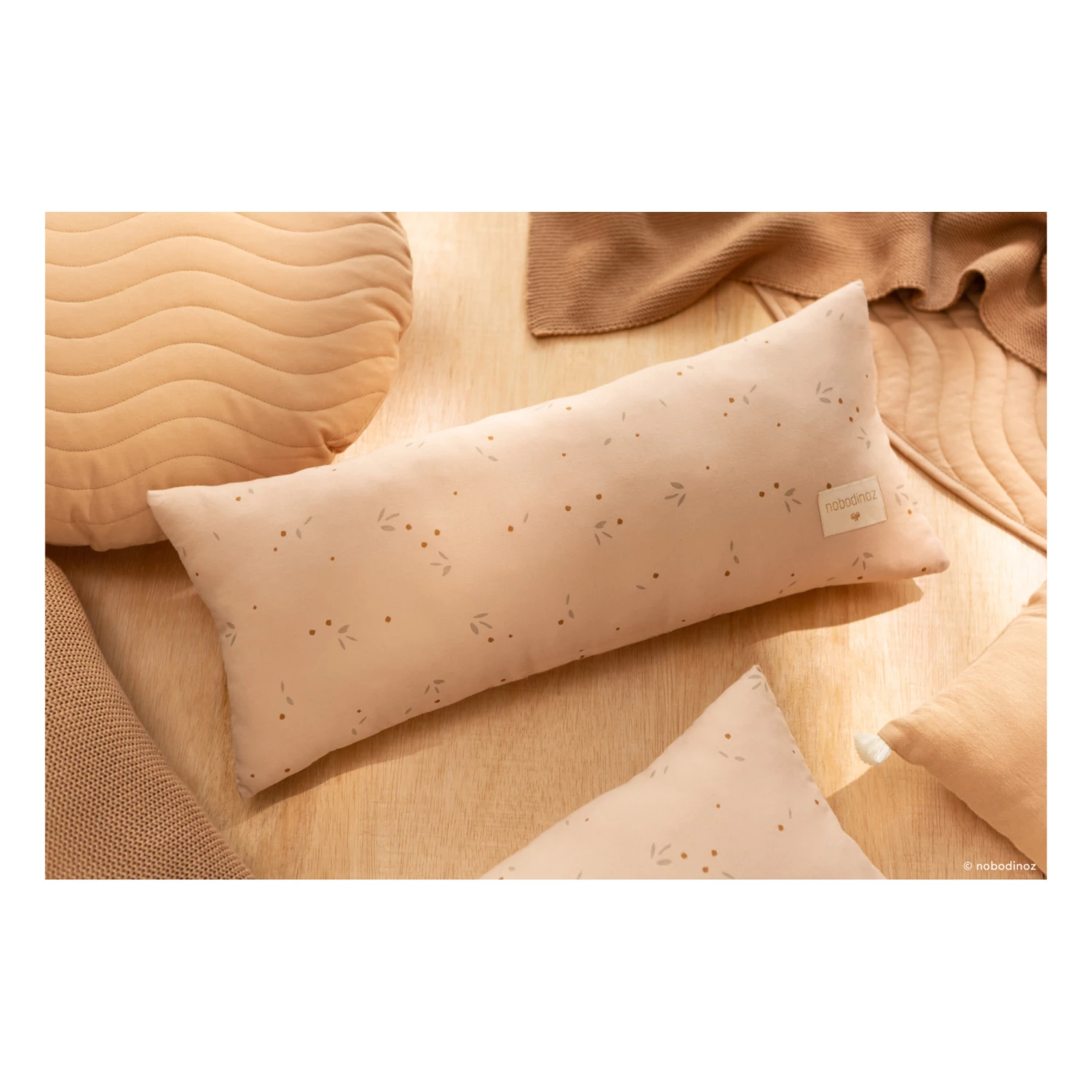 Best reviews of π Cheapest 𧨠Hardy Willow Organic Cotton Cushion 22 x 52cm Nude Nobodinoz Design Baby π π₯° - Image 2