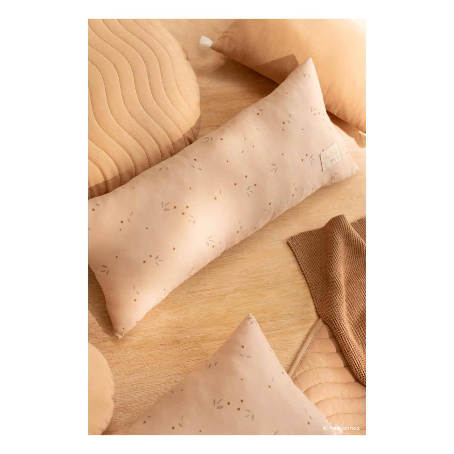 Best reviews of π Cheapest 𧨠Hardy Willow Organic Cotton Cushion 22 x 52cm Nude Nobodinoz Design Baby π π₯° - Image 3