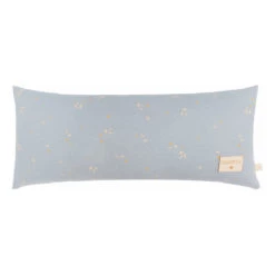 Cheapest π― Outlet π Hardy Willow Organic Cotton Cushion 22 x 52cm Pale blue Nobodinoz Design Baby π π