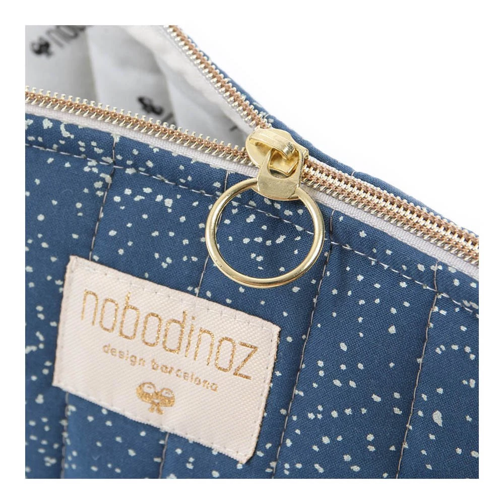 Coupon π― Flash Sale π Holiday Bubble Organic Cotton Toiletry Bag Midnight blue Nobodinoz Design Baby βοΈ π€© - Image 3
