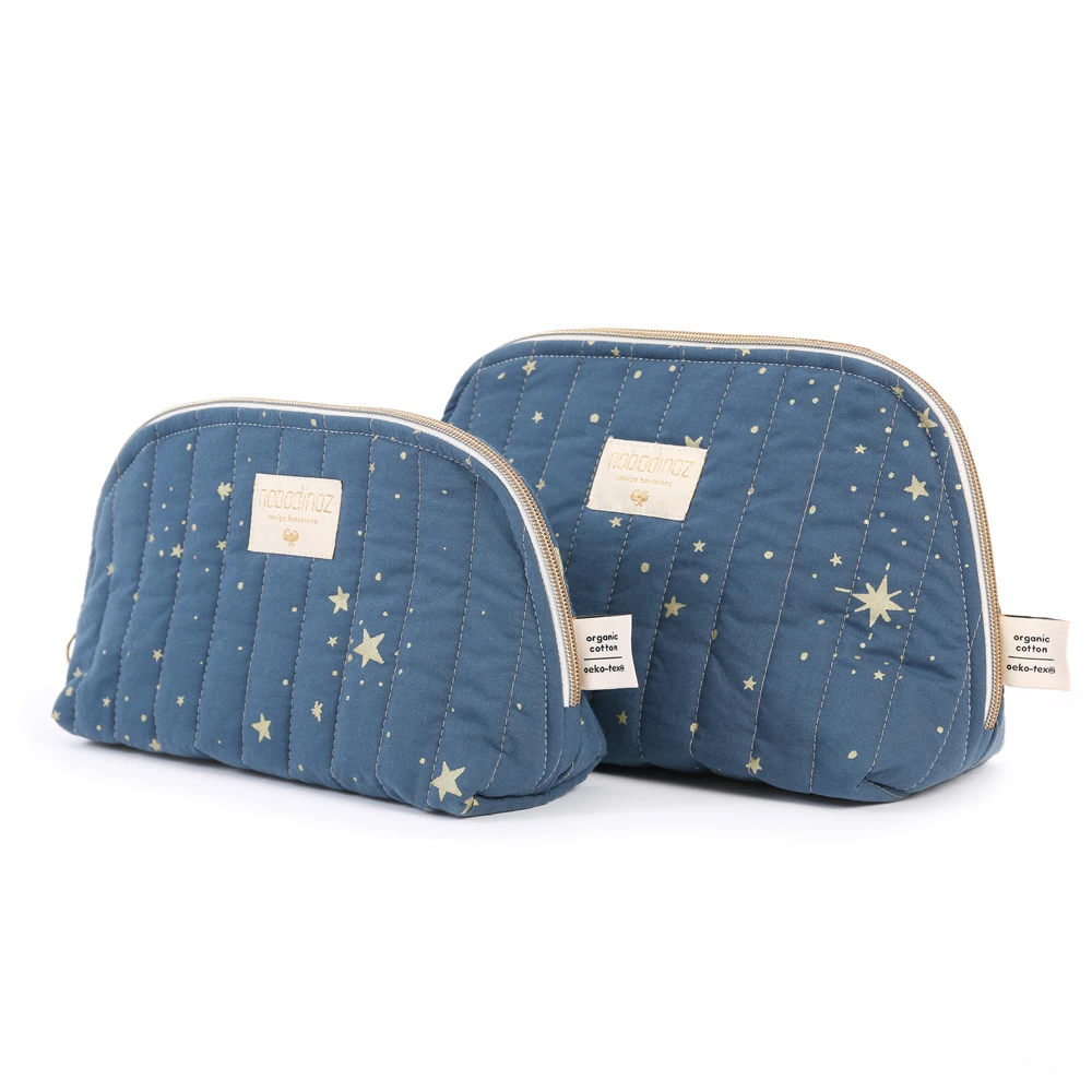 Cheap π Discount π― Holiday Stella Organic Cotton Toiletry Bag Midnight blue Nobodinoz Design Baby β π - Image 2