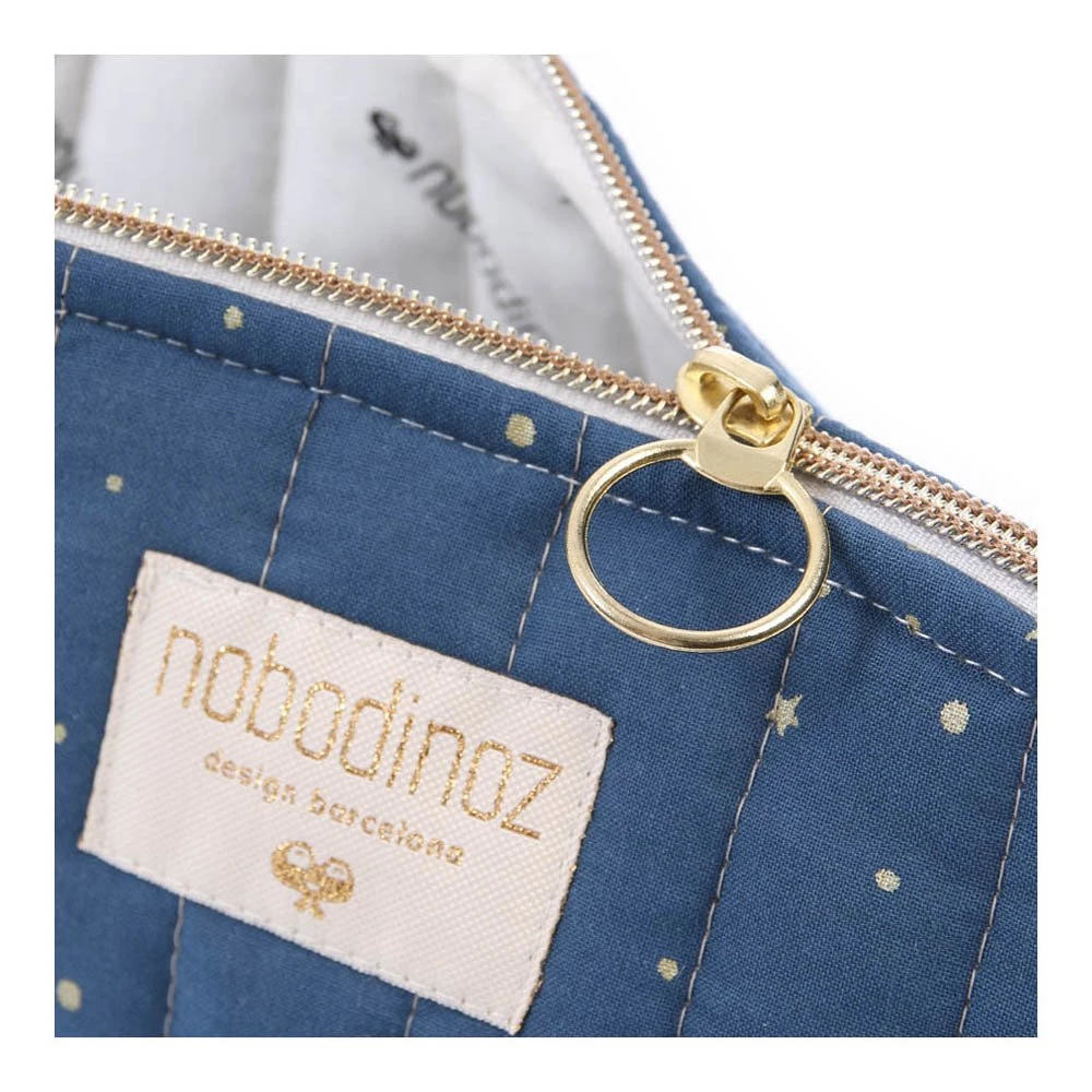Cheap π Discount π― Holiday Stella Organic Cotton Toiletry Bag Midnight blue Nobodinoz Design Baby β π - Image 3