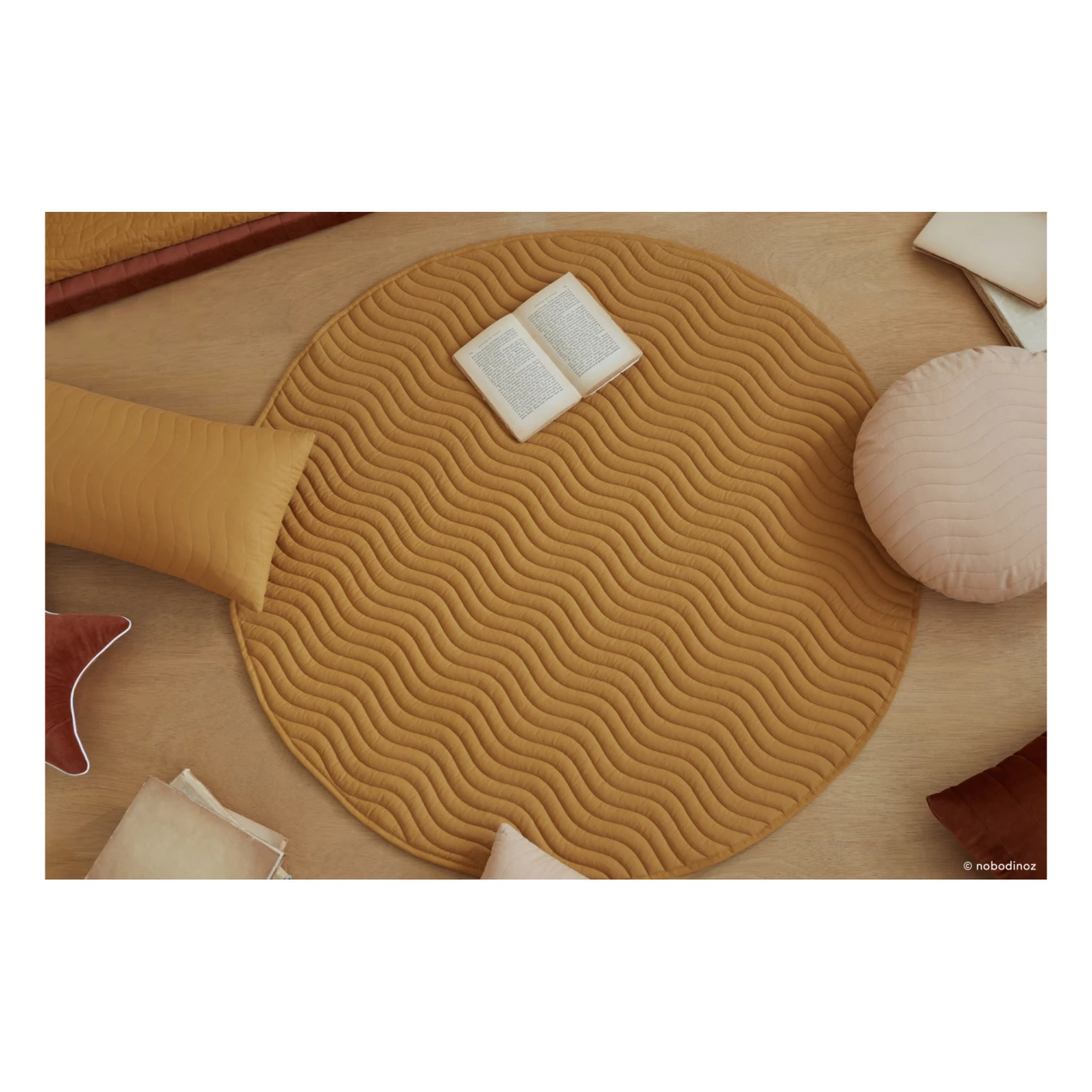 Best Sale π€© Best reviews of π Kiowa Organic Cotton Playmat Yellow Nobodinoz Design Baby, Children β€οΈ 𧨠- Image 5