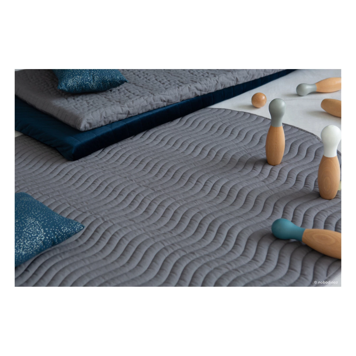 Wholesale π Best Pirce π Kiowa Playmat 105 cm Grey Nobodinoz Design Children β π - Image 3