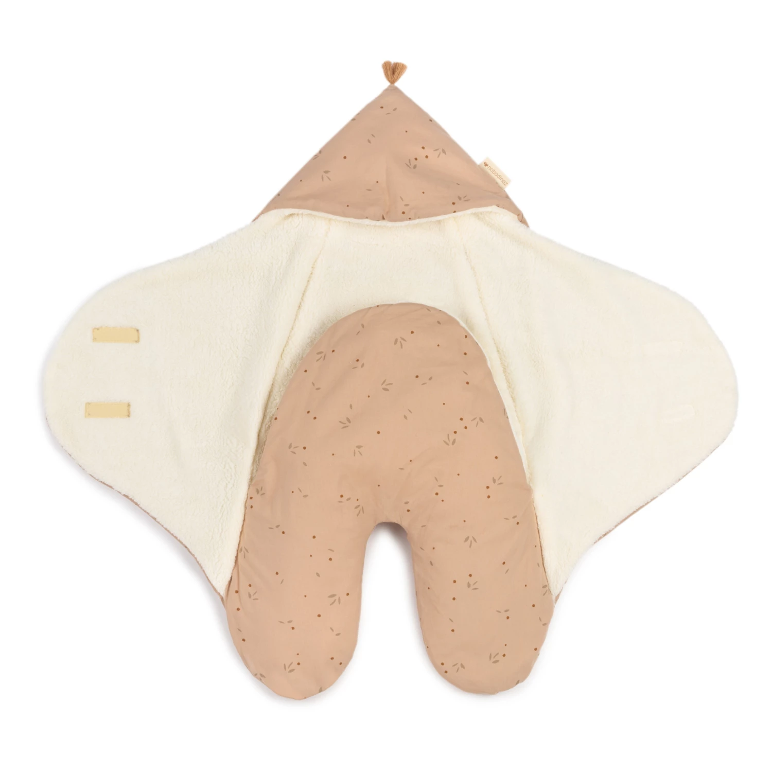 Cheap 𧨠Coupon π Kiss Me Organic Cotton, Polar Fleece-Lined Footmuff Nude Nobodinoz Design Baby π β - Image 4