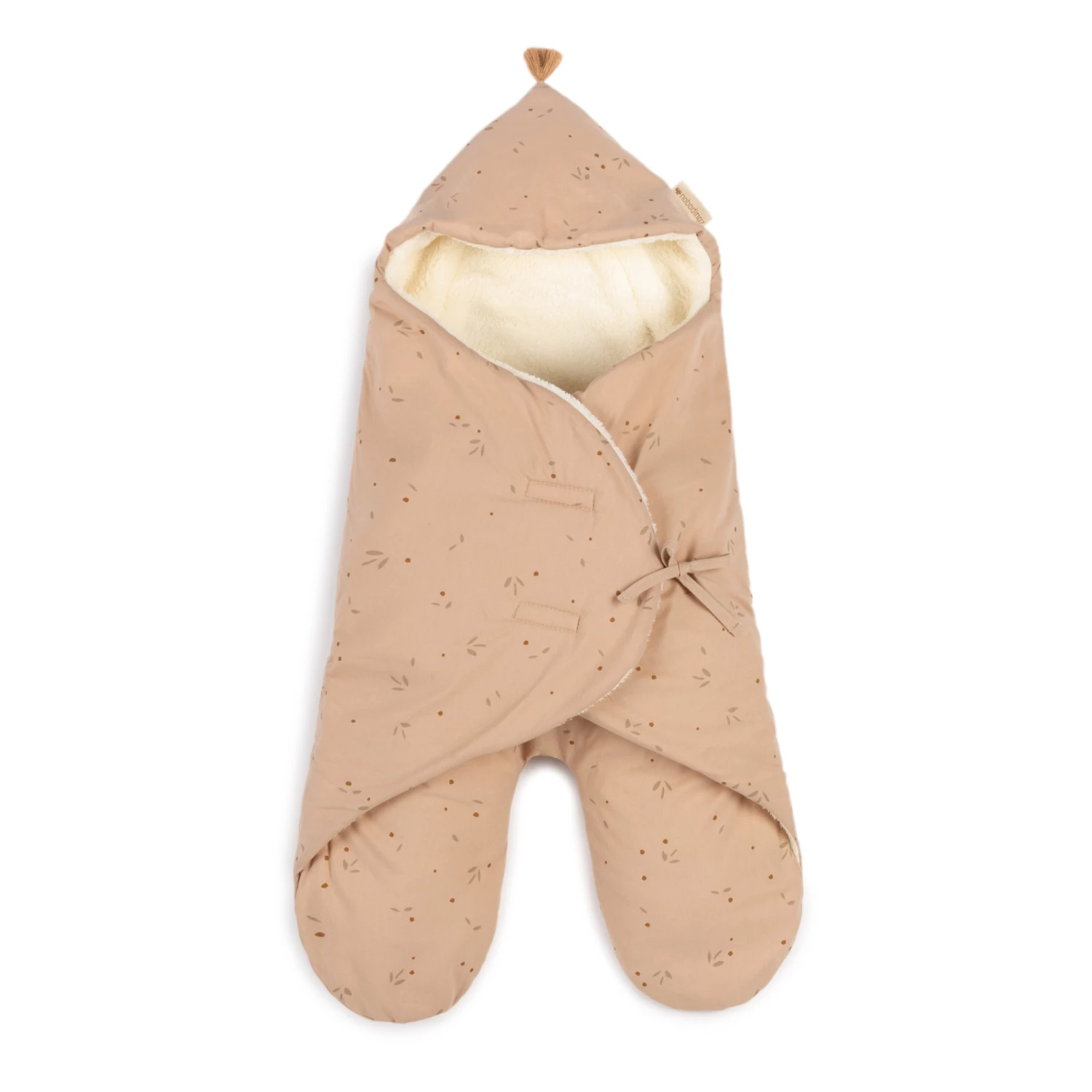 Cheap 𧨠Coupon π Kiss Me Organic Cotton, Polar Fleece-Lined Footmuff Nude Nobodinoz Design Baby π β