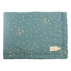 Promo 😍 Coupon ⭐ Laponia Confetti Organic Cotton Quilt Green Nobodinoz Design Baby ⭐ 😉