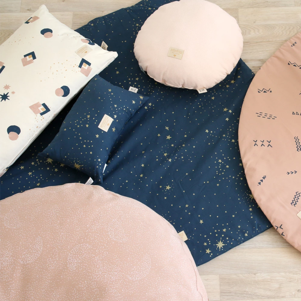 Deals π Deals π Laurel Bubble Organic Cotton Cushion 22x35cm Midnight blue Nobodinoz Design Children π π€© - Image 2