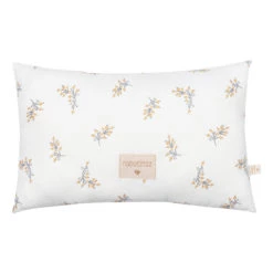 Hot Sale 🎁 Top 10 🥰 Laurel Flore Organic Cotton Cushion Cream Nobodinoz Design Baby, Children 💯 ✔️