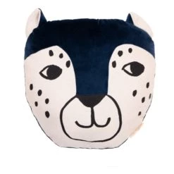 Best reviews of ⌛ Discount 🎁 Leopard Cushion Midnight blue Nobodinoz Design Baby, Children 🧨 🤩