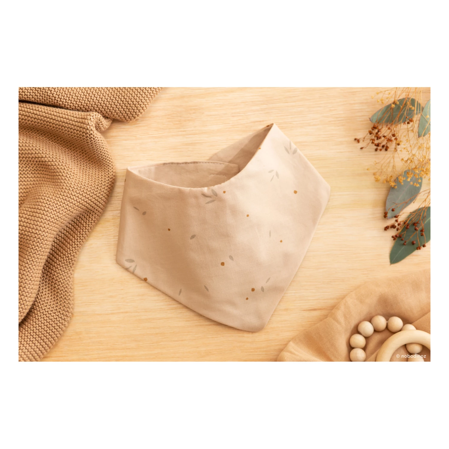 Top 10 βοΈ Top 10 π Lucky Willow Organic Cotton Bandana Bib Nude Nobodinoz Design Baby π π - Image 2