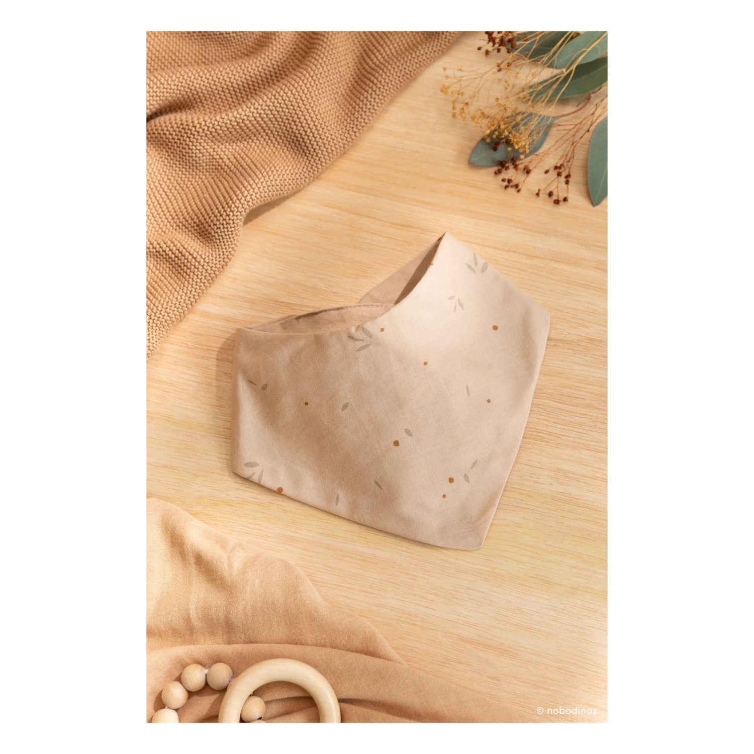 Top 10 βοΈ Top 10 π Lucky Willow Organic Cotton Bandana Bib Nude Nobodinoz Design Baby π π - Image 3