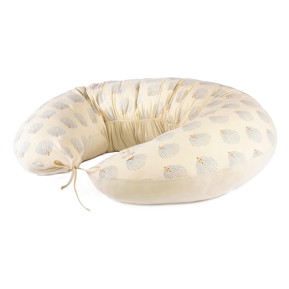 Budget π Best deal 𧨠Luna Gatsby Nursing Pillow in Organic Cotton Cream Nobodinoz Design Baby β€οΈ π―