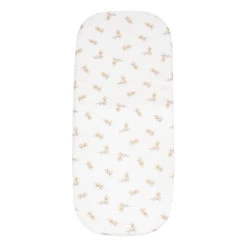 Flash Sale ⭐ Top 10 ⭐ Melody Organic Cotton Fitted Sheet for Moses Basket Cream Nobodinoz Design Baby 🛒 🌟