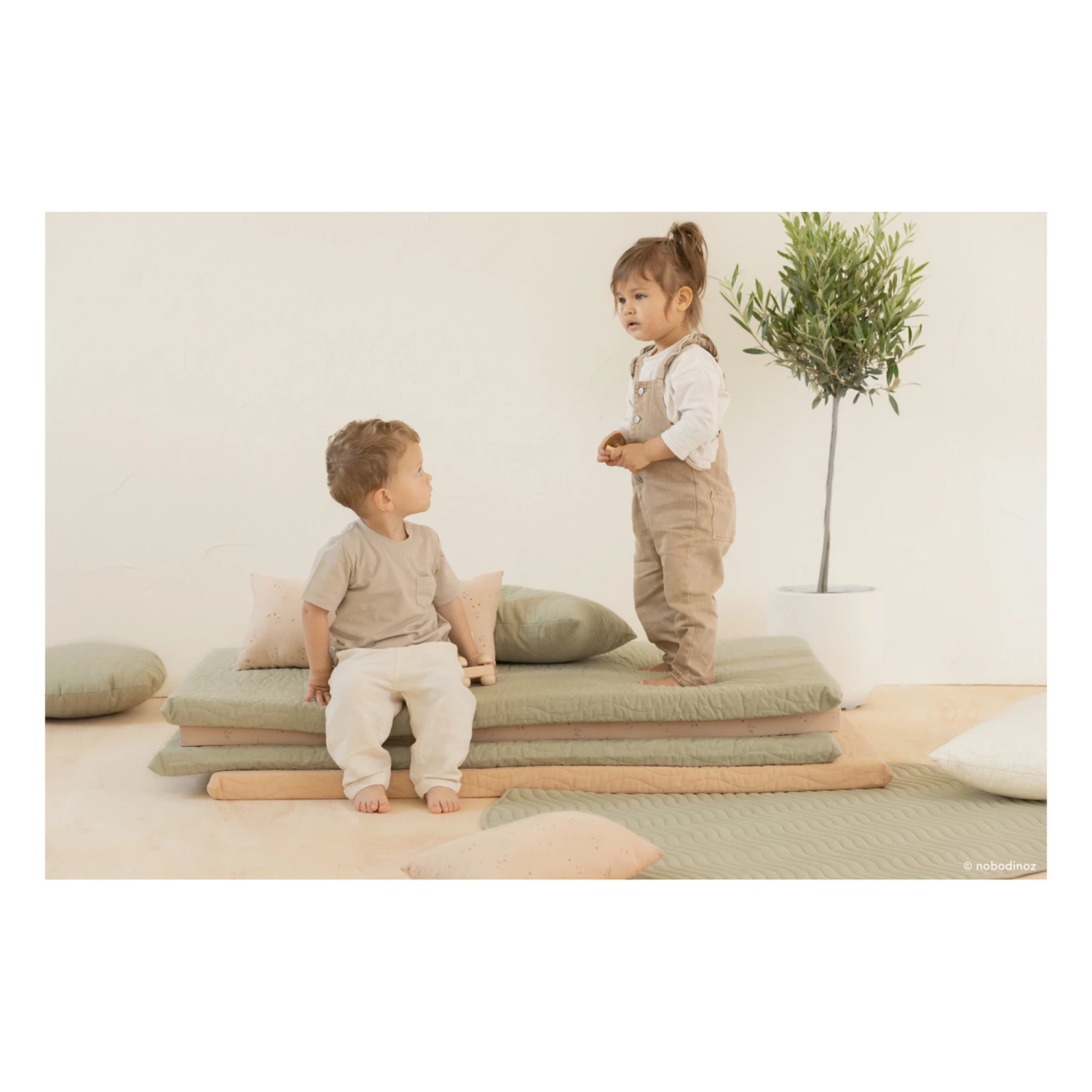 Best reviews of π Promo 𧨠Monaco Mat Willow Green Nobodinoz Design Children π π - Image 6