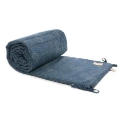 Wholesale π New π― Nest Bubble Organic Cotton Bed Bumper Midnight blue Nobodinoz Design Baby β π
