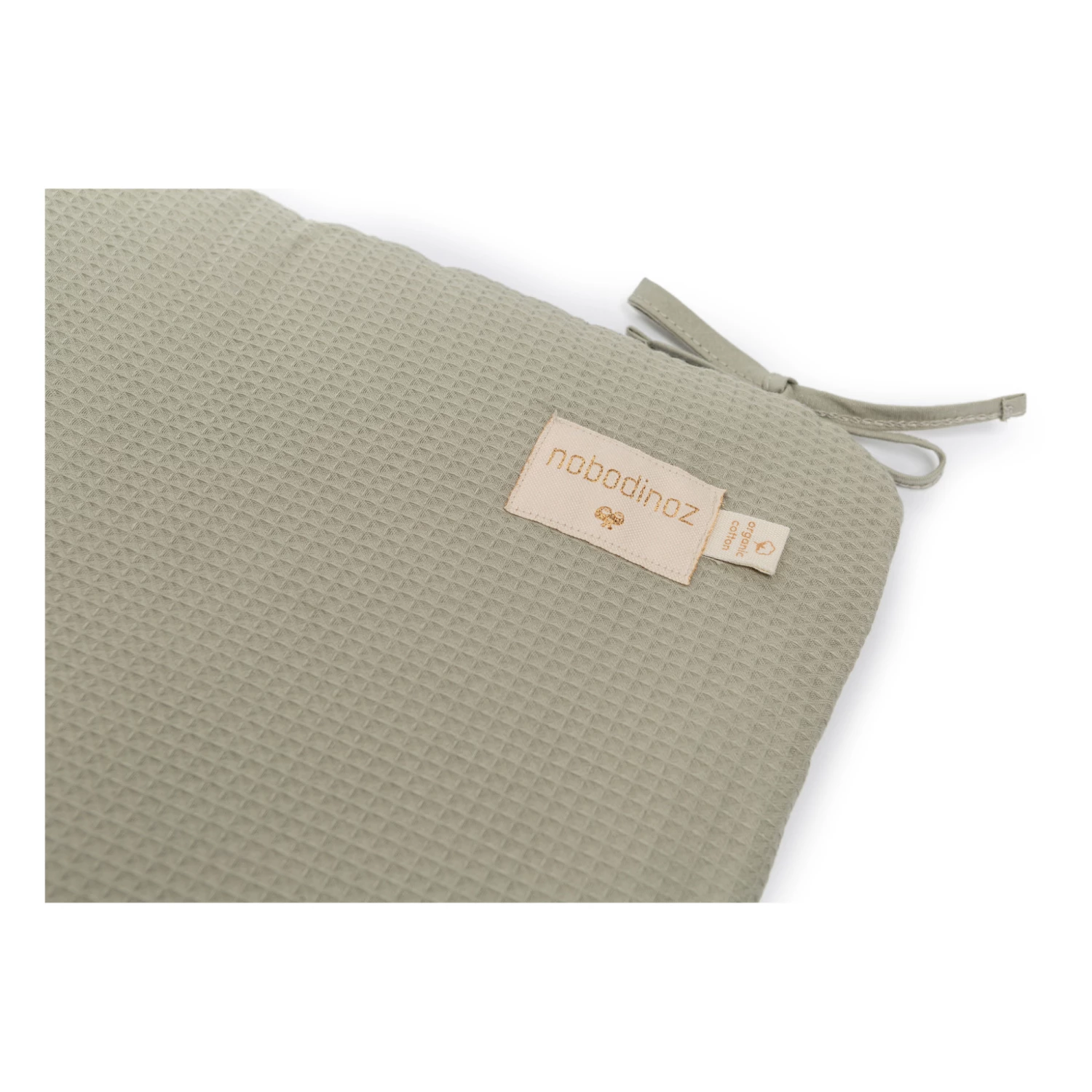 Wholesale π Best Sale β€οΈ Nest Organic Cotton Cot Bumper Sage Nobodinoz Design Baby π β¨ - Image 5