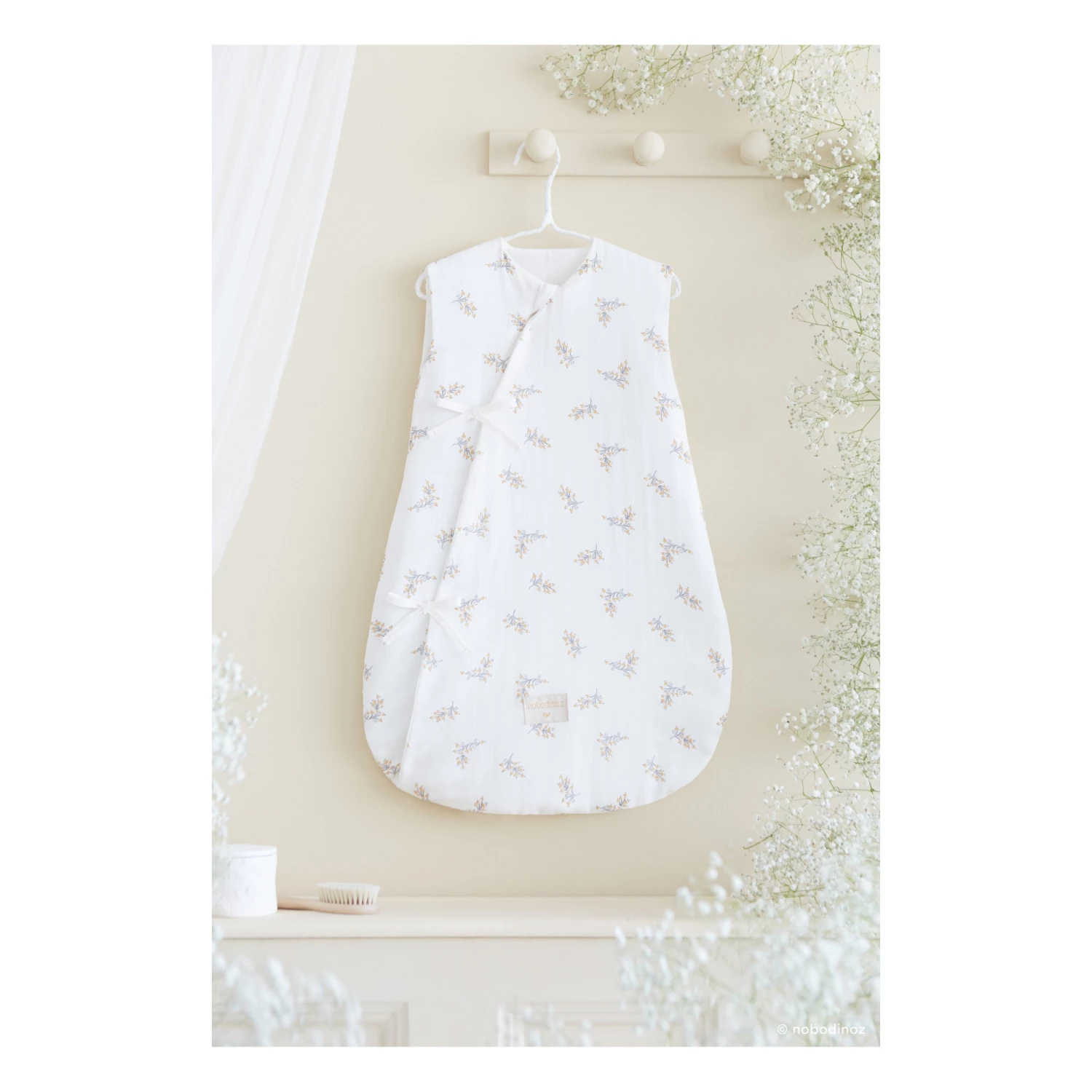 Deals π₯ Brand new π New Dreamy Organic Cotton Lightweight Baby Sleeping Bag Cream Nobodinoz Design Baby π― π₯ - Image 2