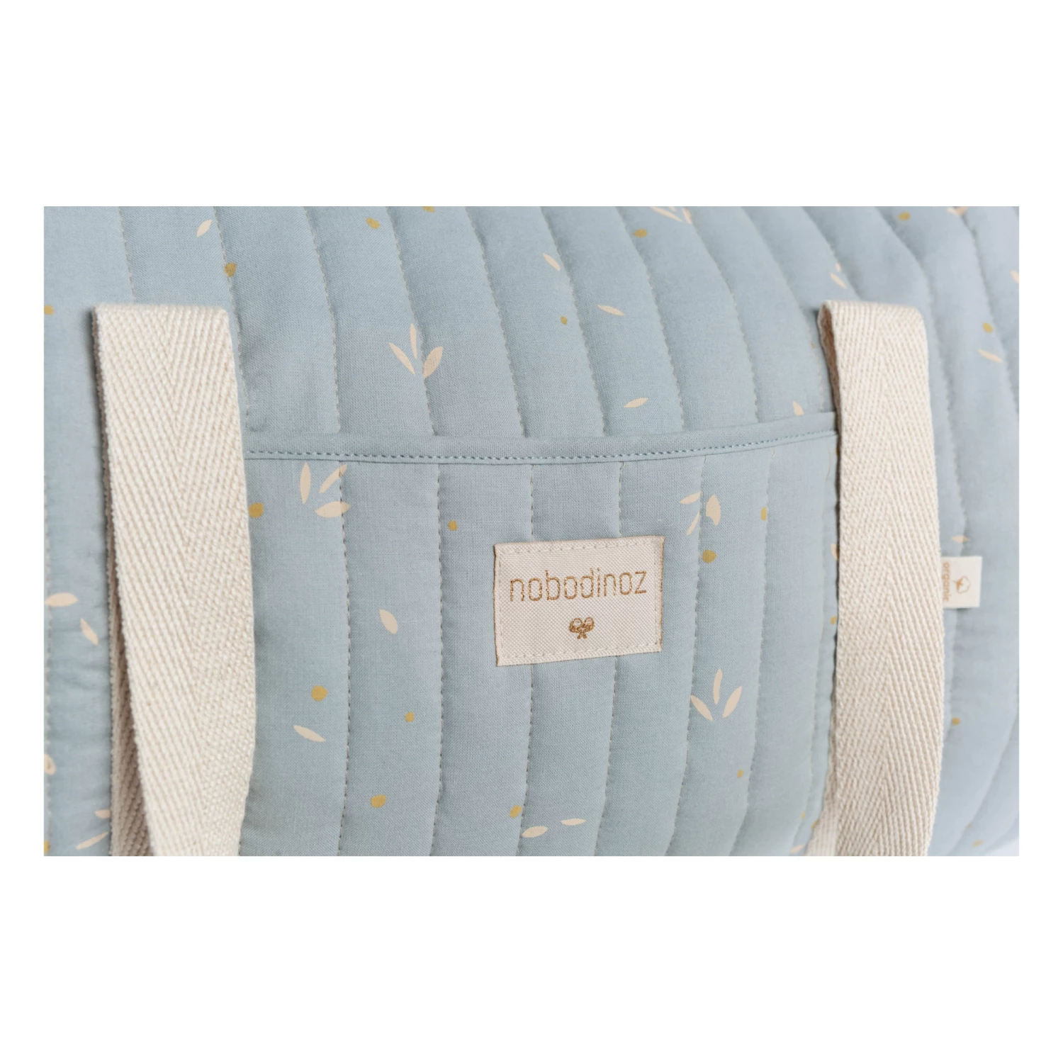 Best reviews of π Promo π New York Willow Organic Cotton Overnight Bag Pale blue Nobodinoz Design Baby π― π - Image 7