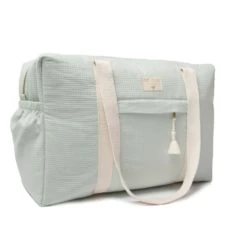Top 10 💯 Discount 🧨 Opéra Organic Cotton Maternity Bag Aqua Nobodinoz Design Baby ✔️ ⭐