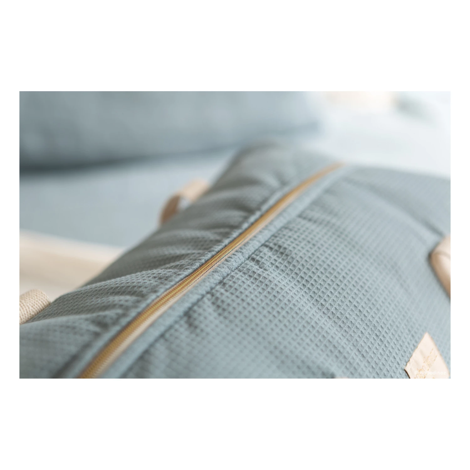 Cheap 𧨠Brand new π― Opéra Organic Cotton Maternity Bag Blue Nobodinoz Design Baby π βοΈ - Image 6