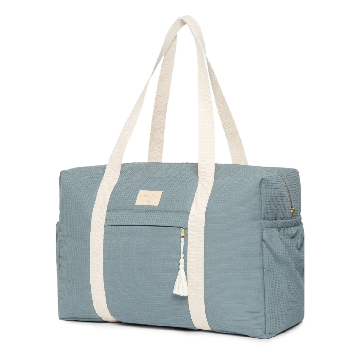 Cheap 𧨠Brand new π― Opéra Organic Cotton Maternity Bag Blue Nobodinoz Design Baby π βοΈ - Image 9